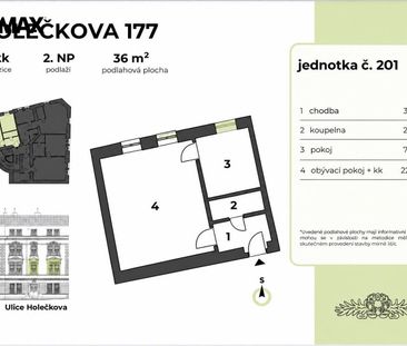 Pronájem bytu 2+kk 36 m² - Photo 2