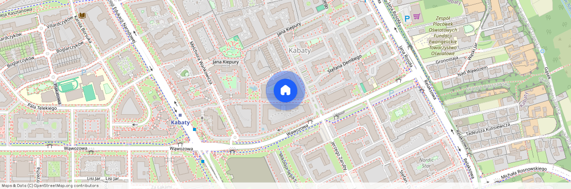 ul. Ksawerego Bronikowskiego, Kabaty, Ursynów, Warszawa, mazowieckie