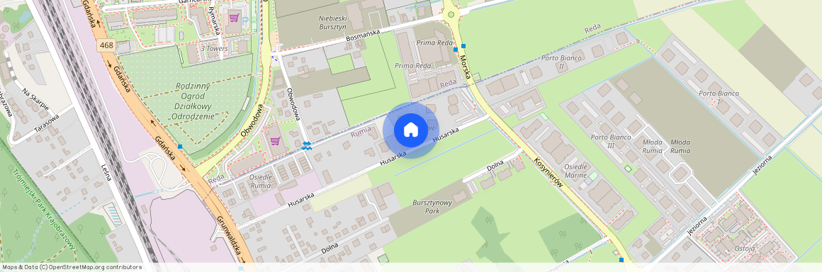 ul. Husarska, Rumia, wejherowski, pomorskie