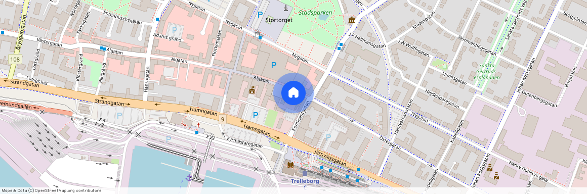 Algatan 5B, Trelleborg Centrum