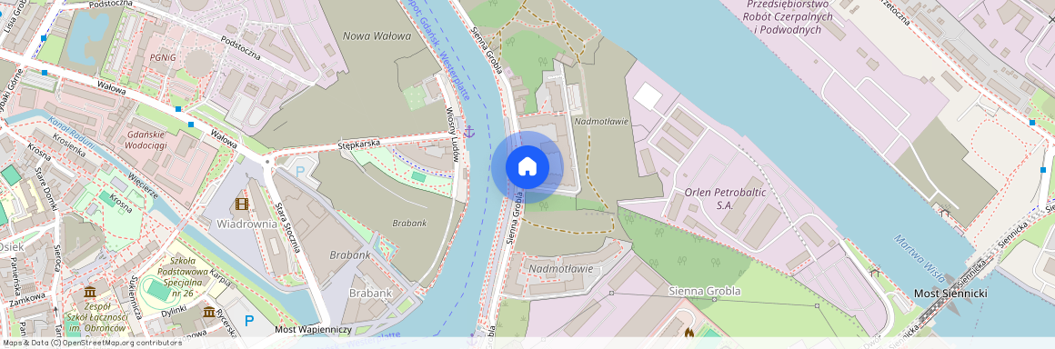 ul. Sienna Grobla, Śródmieście, Gdańsk, pomorskie