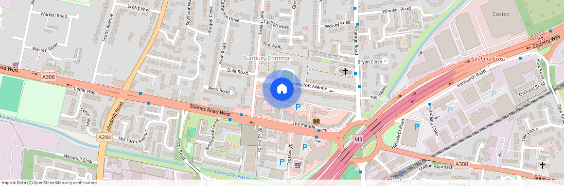 Heathcroft Avenue, Sunbury-on-Thames