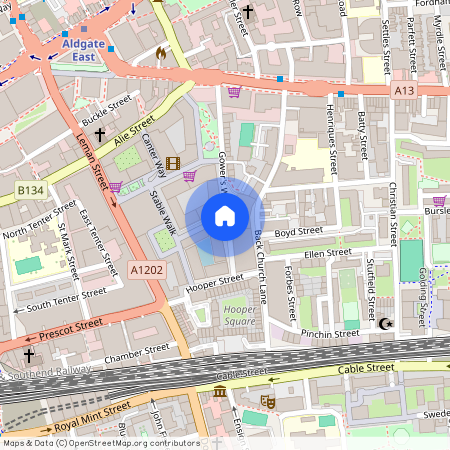 Gowers Walk, Aldgate, London, E1