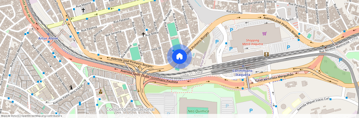 Avenida José Pinheiro Borges, Vila Campanela, Artur Alvim, São Paulo
