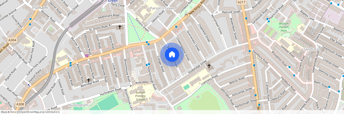 Bradbourne Street, Fulham, SW6, London
