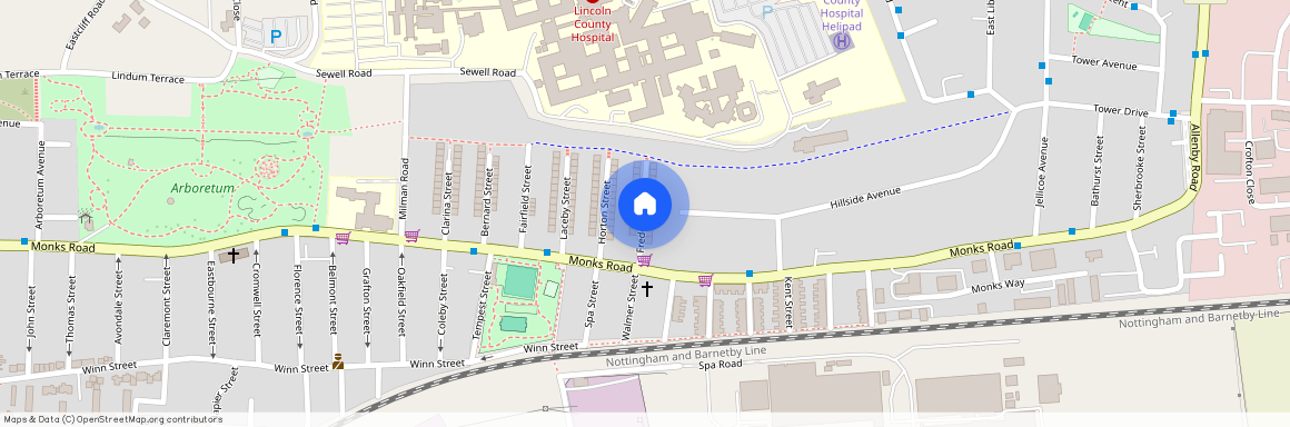 Frederick Street, City Centre, Lincoln, LN2