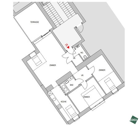 Blick über Wien: 3-Zimmer-Wohnung mit ca. 17 m² großer Terrasse - Foto 5