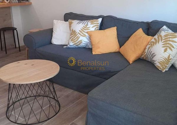 FOR RENT HALF TERM FROM 01/12/2024-30/04/2025 CHARMING APARTMENT, 2ND LINE BEACH, IN BENALMADENA COSTA