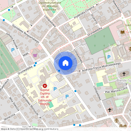 ul. Listopadowa, Górne Przedmieście, Bielsko-Biała, śląskie