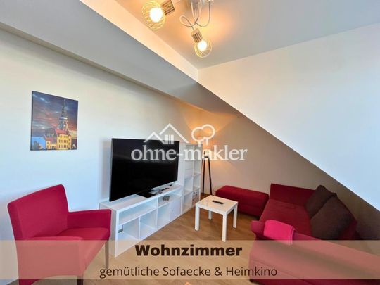 Komfortwohnung mit Dachterrasse, Aufzug, EBK & voller Ausstattung! - Photo 1