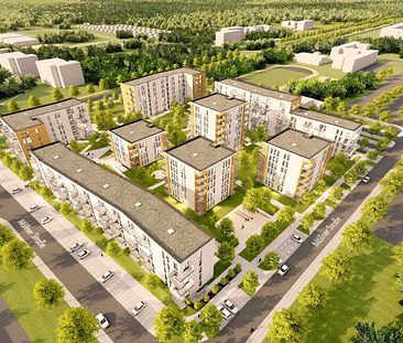 Noch zu errichtende 3-Zimmer-Wohnung mit Süd-/Ostbalkon und offene Küche in Rostock-Lichtenhagen - Foto 3