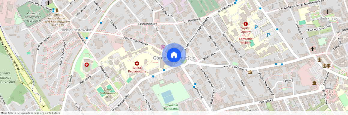 Górne Przedmieście, Bielsko-Biała, śląskie