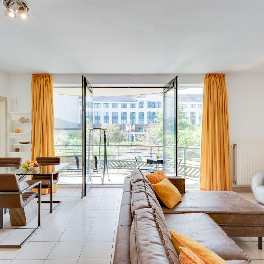 Appartement met 2 slaapkamers en terras te huur in Brussel - Foto 1