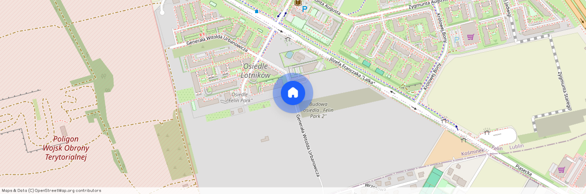 ul. Generała Witolda Urbanowicza, Kośminek, Lublin, lubelskie