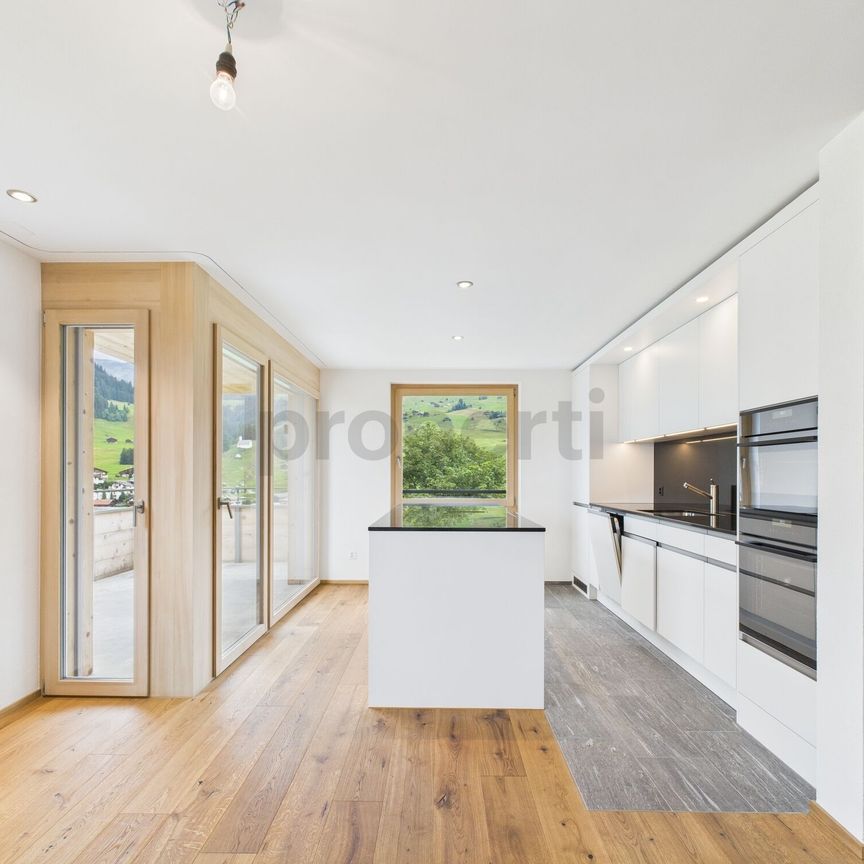 Beautiful 5.5-room new construction duplex apartment with mountain and lake view in Brigels - Photo 1