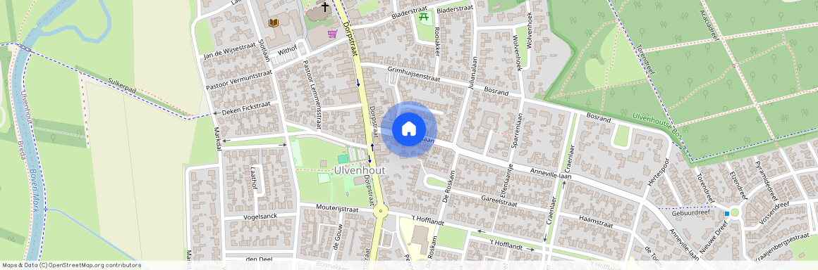 Ulvenhout, 4851 CC, Anneville-laan, Ulvenhout