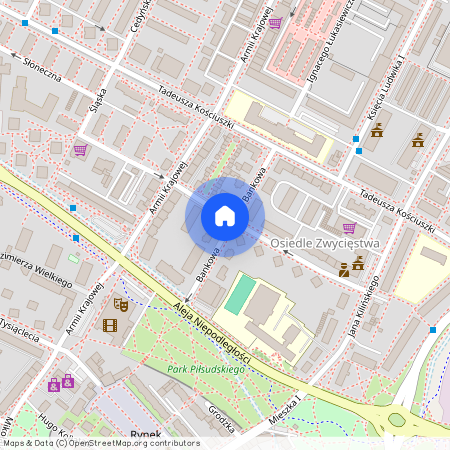 ul. Bankowa, Lubin, lubiński, dolnośląskie