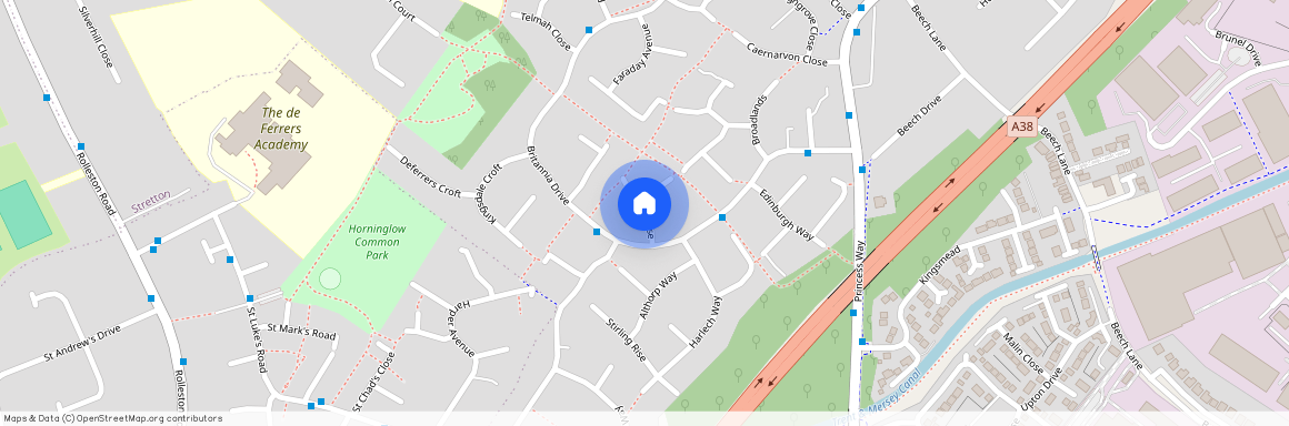 Glamis Close, Stretton, Burton-on-Trent