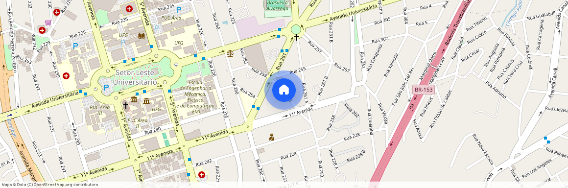 Rua 259, Setor Leste Universitário, Goiânia, GO, 74610230