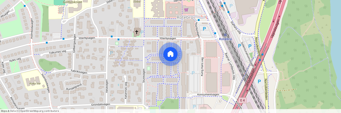 Kung Hans väg 165 b, Rotebro