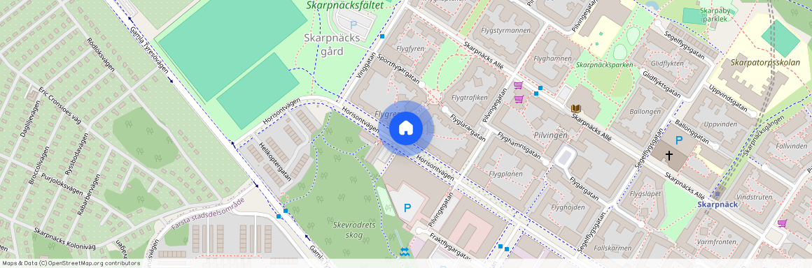 Skarpnäcks gård, Stockholm, Horisontvägen 23