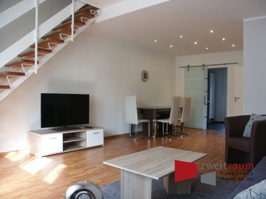 Hagen a.T.W., großzügig über 2 Etagen möblierte Maisonette-Wohnung. - Photo 1