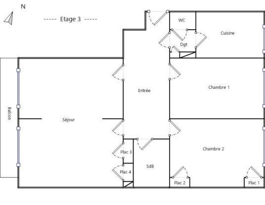 APPARTEMENT T3 A LOUER - Photo 1