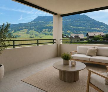 Neubau 3.5-Zimmer-Wohnung mit traumhaftem Blick in die Alpen - Foto 5
