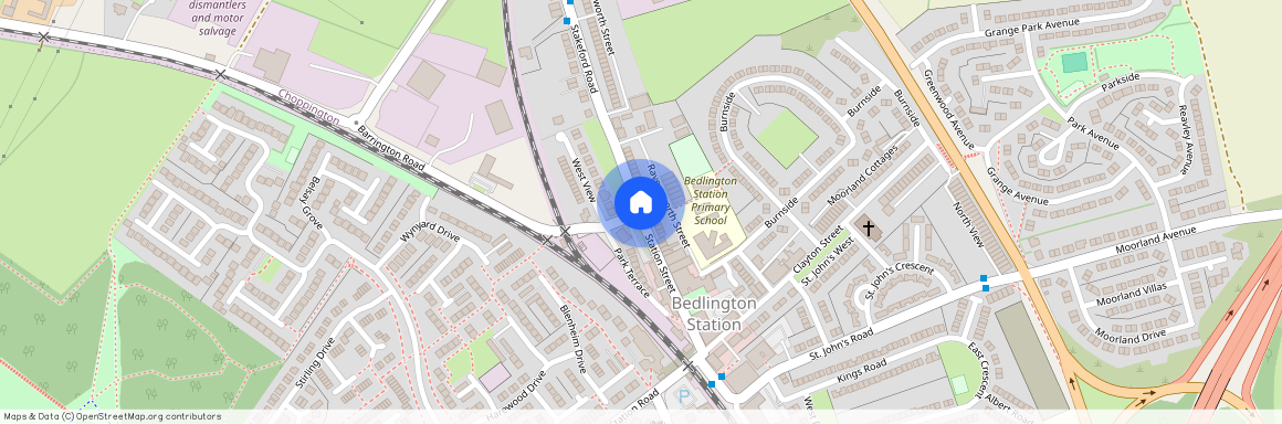 Ravensworth Street, Bedlington, Bedlington, Northumberland, NE22 7JP