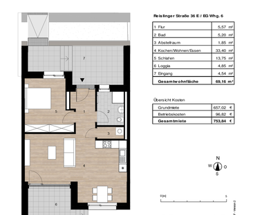 Neubauwohnung in den Hellwinkelterrassen // EG Whg. 6 - Photo 2