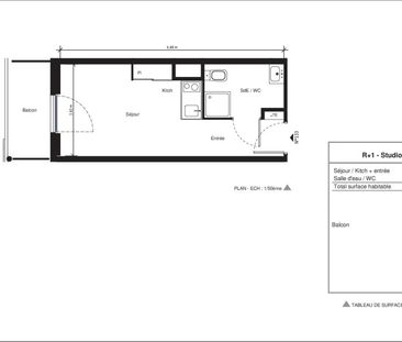Location Appartement 1 pièce 18m² NIMES 30000 - Photo 3