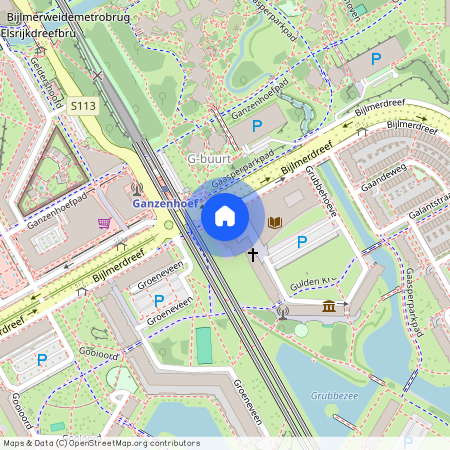 Bijlmerdreef 1187, G-buurt-West, 1103TX, Amsterdam