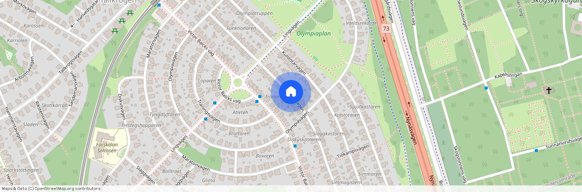 Amatörvägen, Enskede