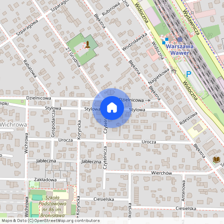 ul. Stylowa, Wawer, Wawer, Warszawa, mazowieckie