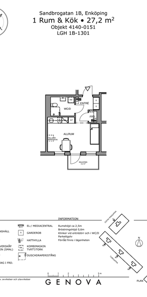 Sandbrogatan 1B, 74949, Enköping - Photo 1