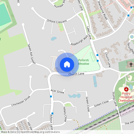 Church Lane, Springfield, Chelmsford, Essex, CM1
