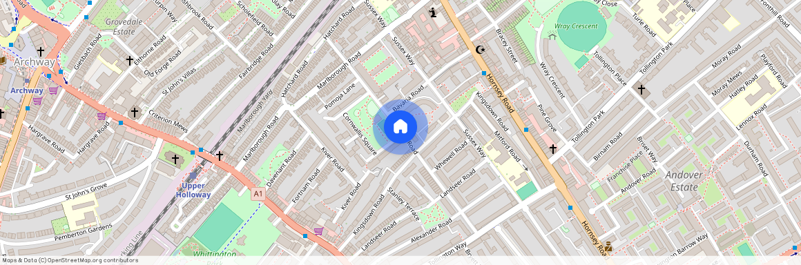 Cornwallis Road London N19, London, N19