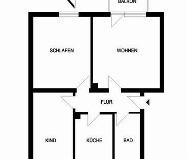 Charmante Wohnung in ruhiger Hafennähe! - 23569 Lübeck - Foto 1