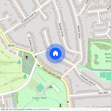 Friars Avenue, Whetstone, N20