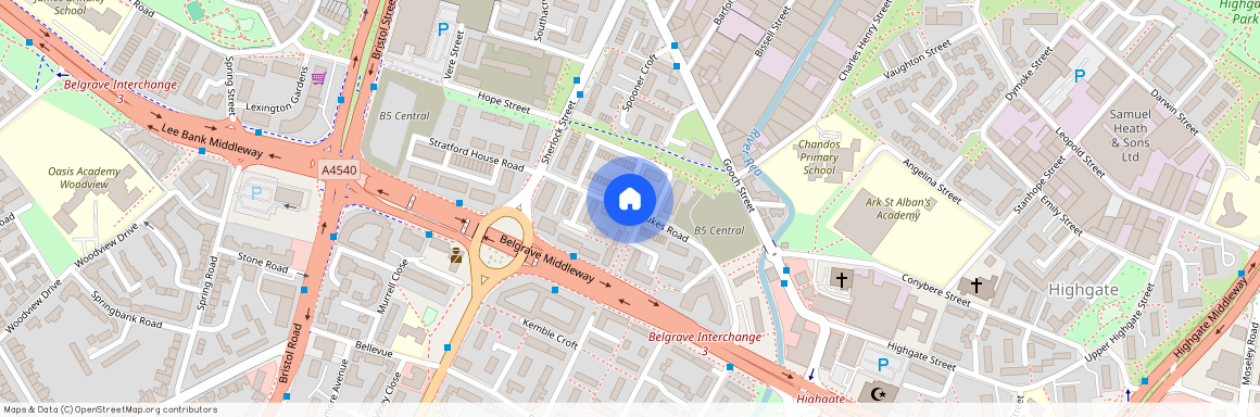 St. Lukes Road, Birmingham B5