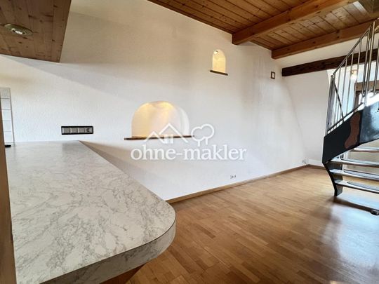 Helle, zentrale 2,5-Zimmer Maisonette-Wohnung mit Balkon, Garten, Garage - Foto 1