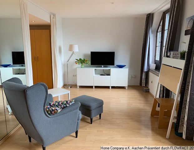 Aachen-City: Schick möbl. 1,5 Zi-Whng. mit Dachterrasse in bester Lage am Dom - Foto 1