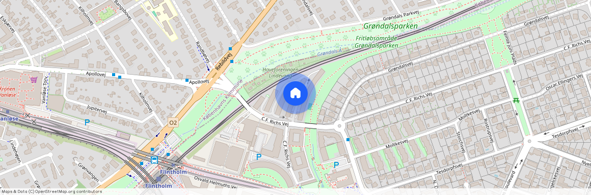 C.F. Richs Vej 105C, 1. 118, 2000 Frederiksberg