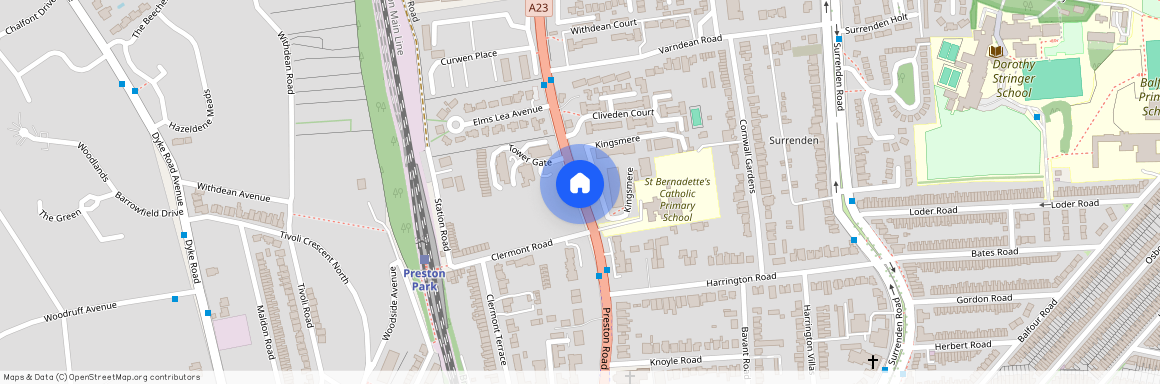 London Road, Preston, BN1