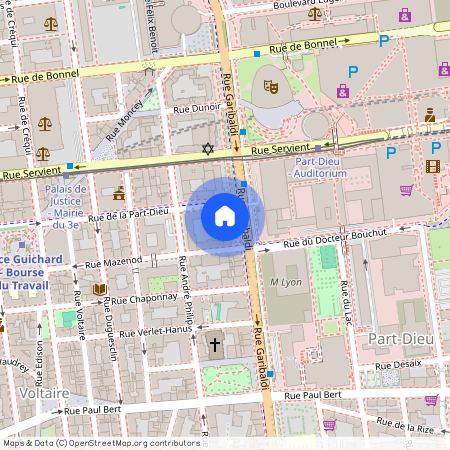 196 RUE GARIBALDI, LYON 3EME ARRONDISSEMENT Mairie-Saint-Sacrement