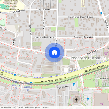 ul. Turniejowa, Wola Duchacka, Podgórze Duchackie, Kraków, małopolskie