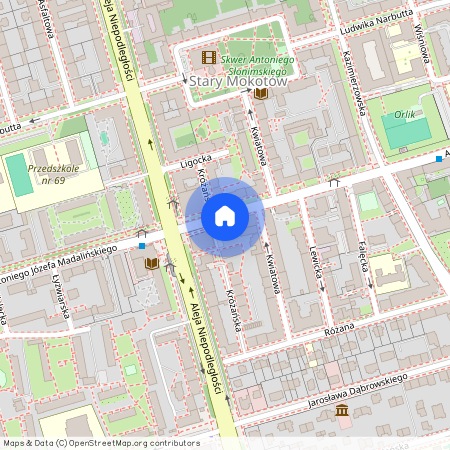 57 Madalińskiego Mokotów Warszawa Polska