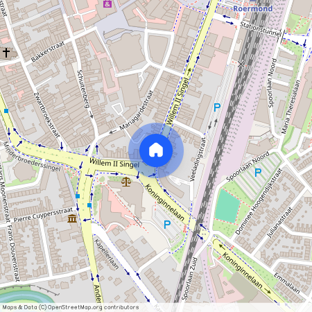 Binnenstad, 6041 HR, Willem II Singel, Roermond