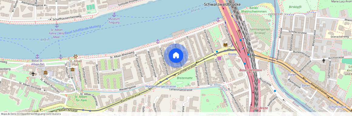 Ramsteinerstrasse 20, 4052 Basel, Lageplan