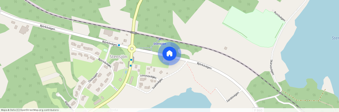 Björkövägen, Stensjön